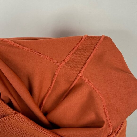 Nike One Luxe Icon Clash High Rise Orange Leggings Crop Size Small 2021 Athletic - Picture 10 of 16
